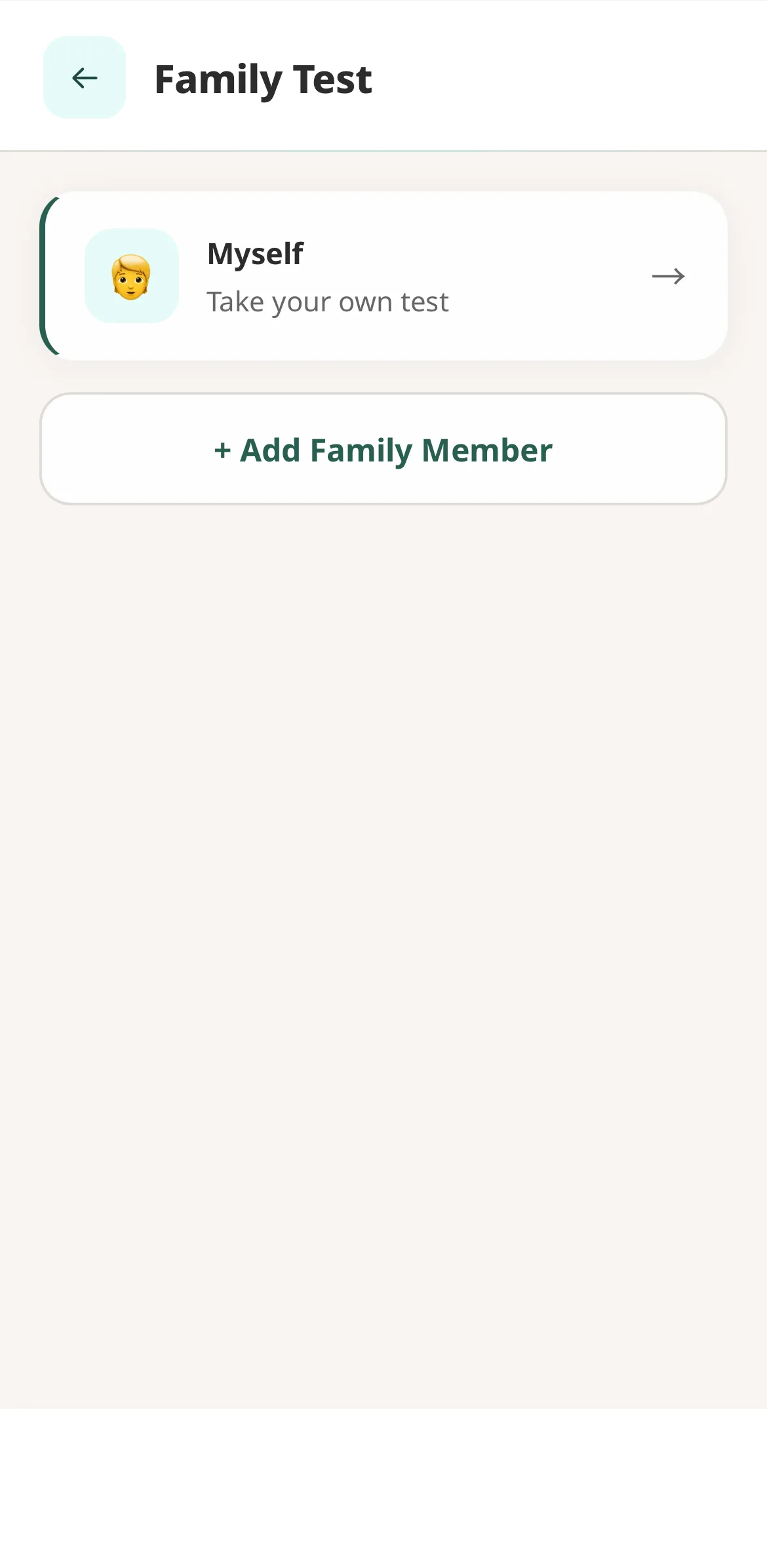 mNeuroMap family check screen